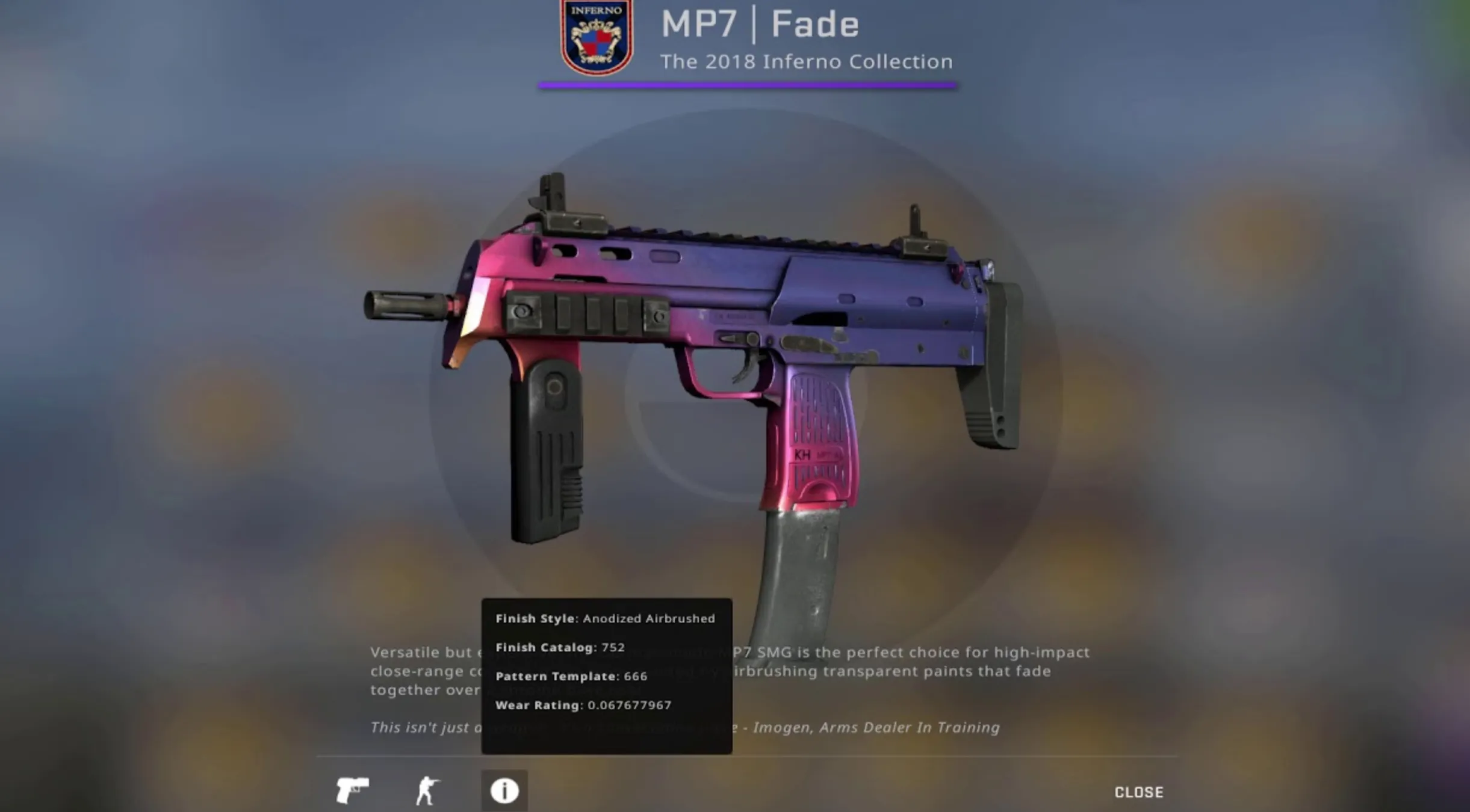 MP7 Fade cheap